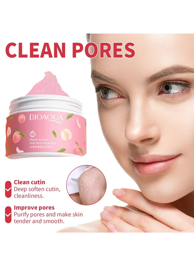 Bioaqua Peach Extract Fruit Acid Exfoliating Face Gel Cream