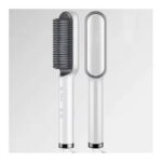 Hair Straightener Brush Multifunctional Curler Brush Ceramic Electric Heat Comb Brush Fast Heating Straightening Iron Comb Tool random color