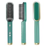 Hair Straightener Comb For Women&Men,Hair Styler,Straightener Machine Brush/Ptc Rumpes Heating Electric Straightener With 5 Temperature Control Hair Straightener For Women - (Multi)