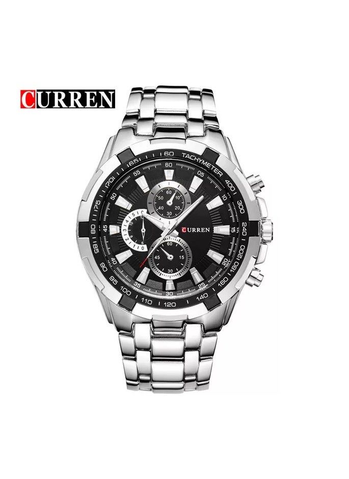 Curren 8023 men's watch stainless steel quartz wrist watch