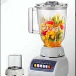 2-In-1 Blender Chopper Set With Quad Blade – White/Clear