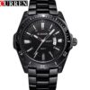 CURREN 8110 Men Fashion Date Calendar Business Watch stainless steel Luxury Wristwatch Men Dress Quartz Watch