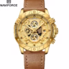 NAVIFORCE NF8055 Original Brand Watch For Men High Quality Multifunction Chronograph Leather Business Sports Wristwatches