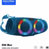 Haino Teko S66 Max Portable Wireless Speaker With High-Quality Audio RGB Lighting For Indoor and Outdoor Blue