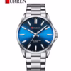 CURREN-9090 Original Brand Stainless Steel Band Wrist Watch For Women With Free Box
