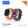 Haino Teko Germany T91 Ultra Max Compass Two Strap Water Proof Biggest Screen Smart Watch With Free Gift