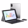 M27 Smart Android Tablet 10.1-Inch Display Dual SIM Silver 8GB RAM 512GB 5G Wi-Fi - Zoom Supported With Wireless Headset and Keyboard